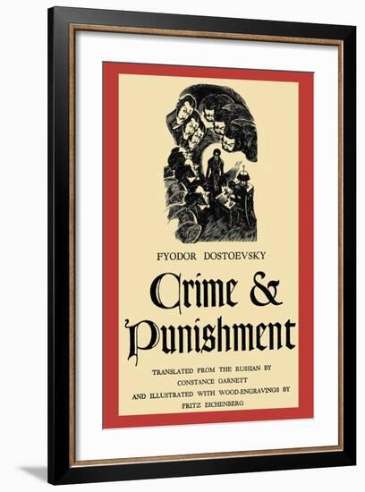 Crime and Punishment-Fritz Eichenberg-Framed Art Print