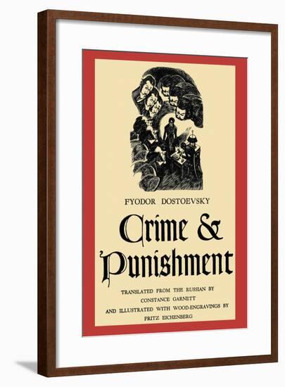 Crime and Punishment-Fritz Eichenberg-Framed Art Print