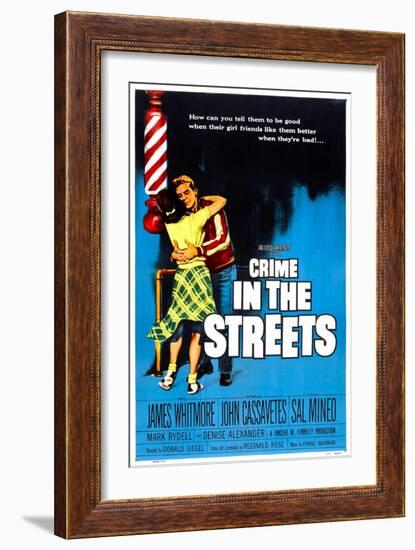 Crime in the Streets-null-Framed Art Print