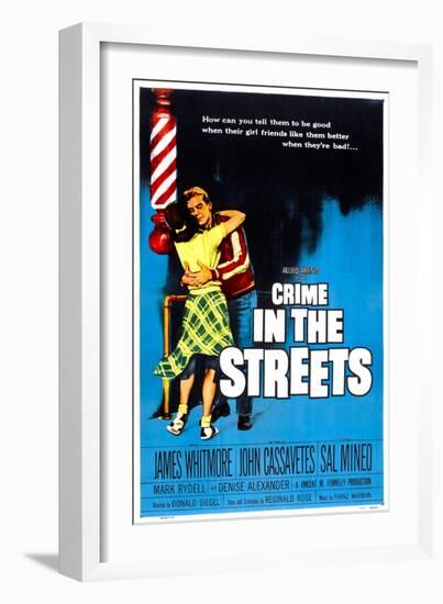 Crime in the Streets-null-Framed Premium Giclee Print