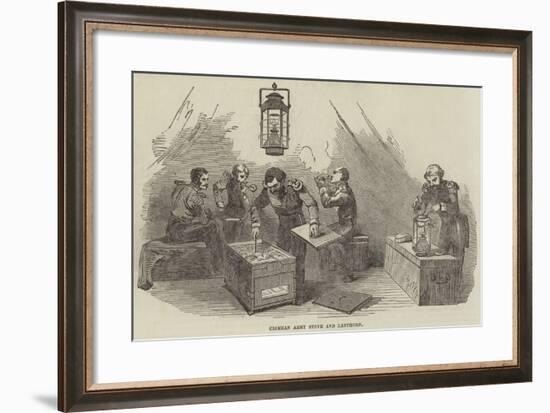 Crimean Army Stove and Lanthorn-null-Framed Giclee Print