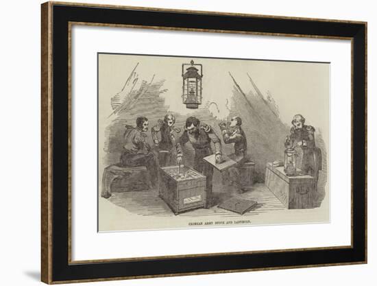 Crimean Army Stove and Lanthorn-null-Framed Giclee Print