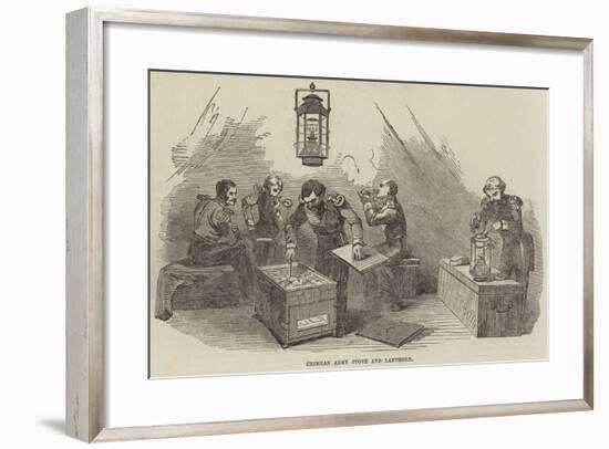 Crimean Army Stove and Lanthorn-null-Framed Giclee Print