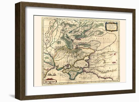 Crimean Peninsula-Willem Janszoon Blaeu-Framed Art Print