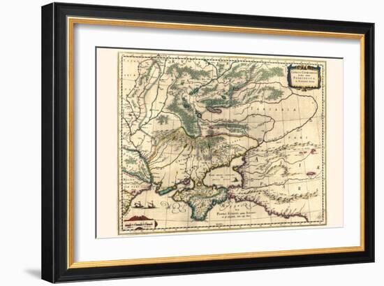 Crimean Peninsula-Willem Janszoon Blaeu-Framed Art Print