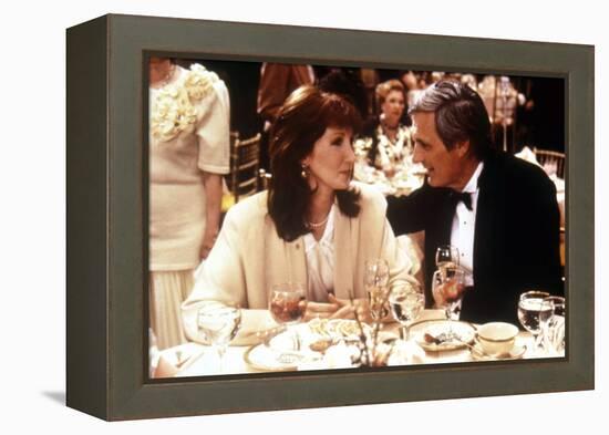 Crimes and delits CRIMES AND MISDEMEANORS, 1989 by WOODY ALLEN with Anjelica Huston and Alan Alda (-null-Framed Stretched Canvas