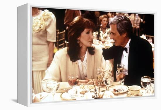 Crimes and delits CRIMES AND MISDEMEANORS, 1989 by WOODY ALLEN with Anjelica Huston and Alan Alda (-null-Framed Stretched Canvas