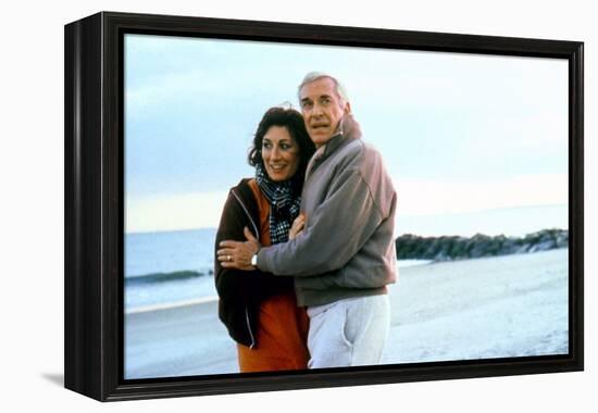 Crimes and delits CRIMES AND MISDEMEANORS, 1989 by WOODY ALLEN with Anjelica Huston and Martin Land-null-Framed Stretched Canvas