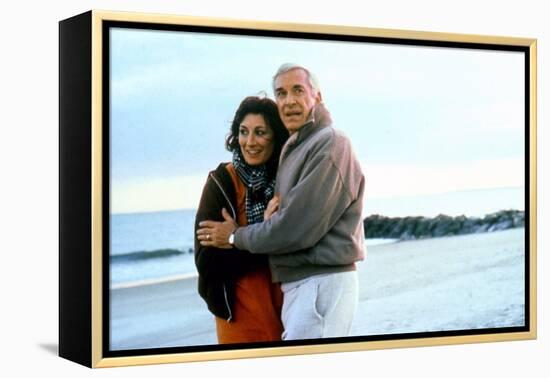 Crimes and delits CRIMES AND MISDEMEANORS, 1989 by WOODY ALLEN with Anjelica Huston and Martin Land-null-Framed Stretched Canvas