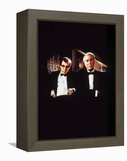 Crimes and delits CRIMES AND MISDEMEANORS, 1989 by WOODY ALLEN with Woody Allen and Martin Landau (-null-Framed Stretched Canvas