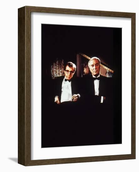 Crimes and delits CRIMES AND MISDEMEANORS, 1989 by WOODY ALLEN with Woody Allen and Martin Landau (-null-Framed Photo