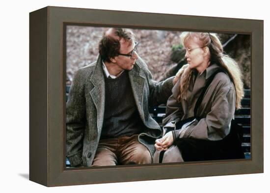 Crimes and delits CRIMES AND MISDEMEANORS, 1989 by WOODY ALLEN with Woody Allen and Mia Farrow (pho-null-Framed Stretched Canvas