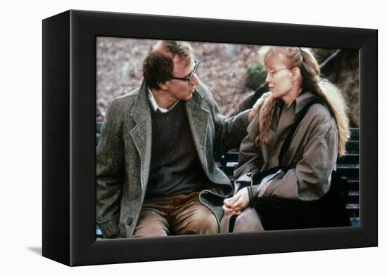 Crimes and delits CRIMES AND MISDEMEANORS, 1989 by WOODY ALLEN with Woody Allen and Mia Farrow (pho-null-Framed Stretched Canvas