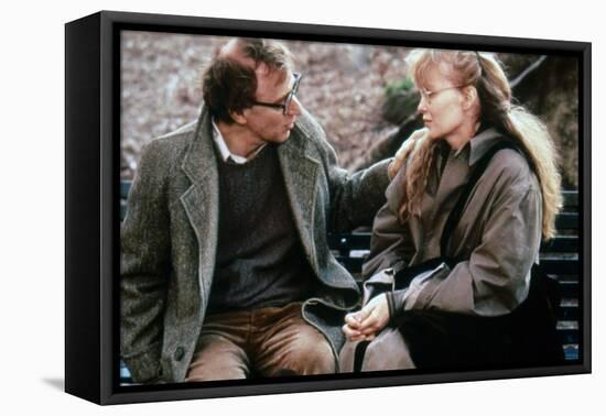 Crimes and delits CRIMES AND MISDEMEANORS, 1989 by WOODY ALLEN with Woody Allen and Mia Farrow (pho-null-Framed Stretched Canvas