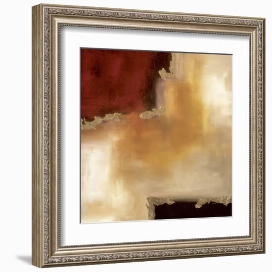 Crimson Accent II-Laurie Maitland-Framed Giclee Print