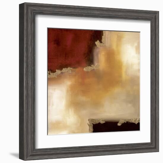 Crimson Accent II-Laurie Maitland-Framed Giclee Print