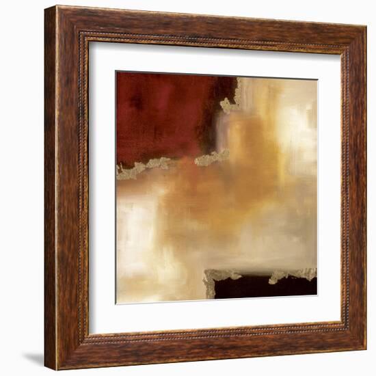 Crimson Accent II-Laurie Maitland-Framed Giclee Print