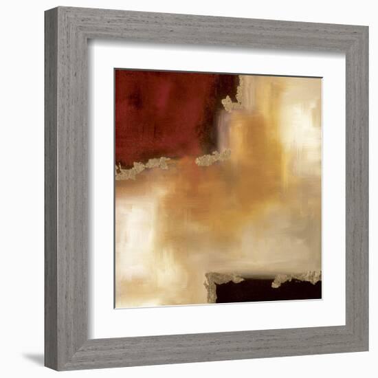 Crimson Accent II-Laurie Maitland-Framed Giclee Print