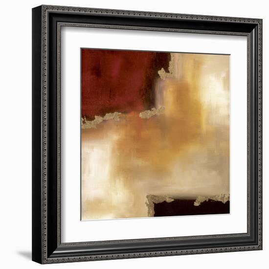 Crimson Accent II-Laurie Maitland-Framed Giclee Print