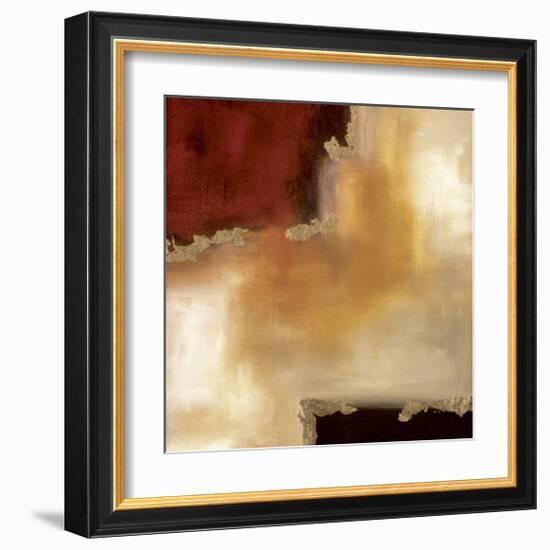 Crimson Accent II-Laurie Maitland-Framed Giclee Print