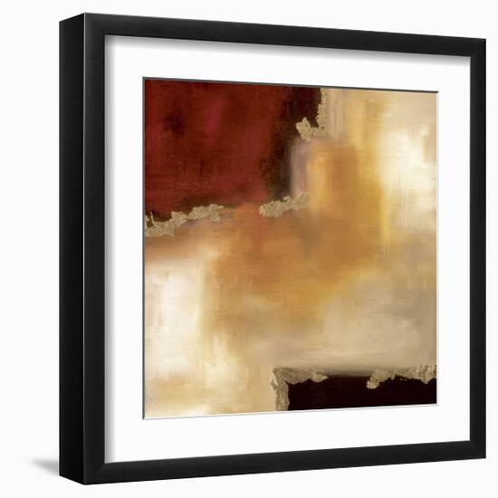 Crimson Accent II-Laurie Maitland-Framed Giclee Print