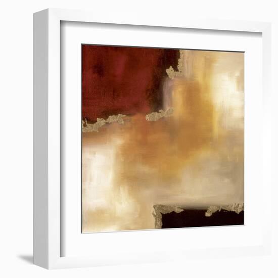 Crimson Accent II-Laurie Maitland-Framed Giclee Print