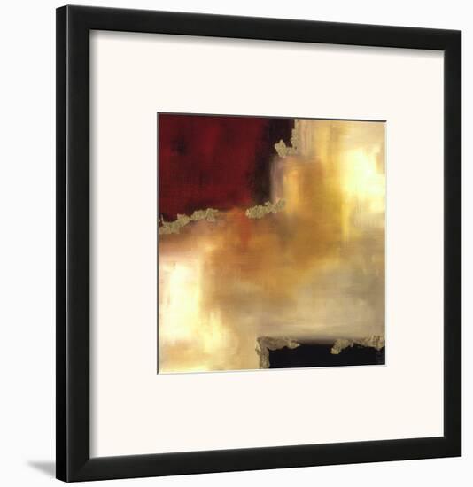 Crimson Accent II-Laurie Maitland-Framed Art Print