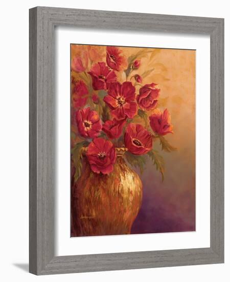 Crimson & Brass I-Linda Wacaster-Framed Art Print