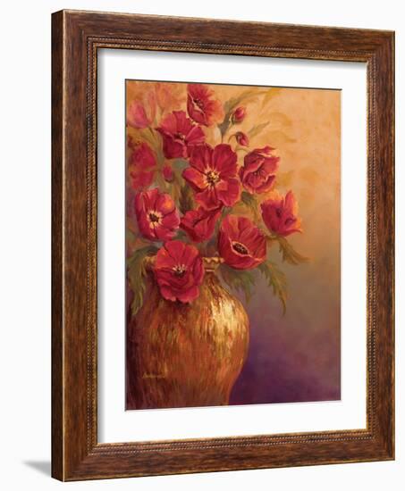 Crimson & Brass I-Linda Wacaster-Framed Art Print