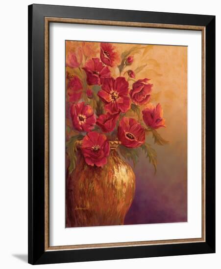 Crimson & Brass I-Linda Wacaster-Framed Art Print