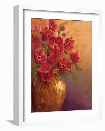 Crimson & Brass I-Linda Wacaster-Framed Art Print