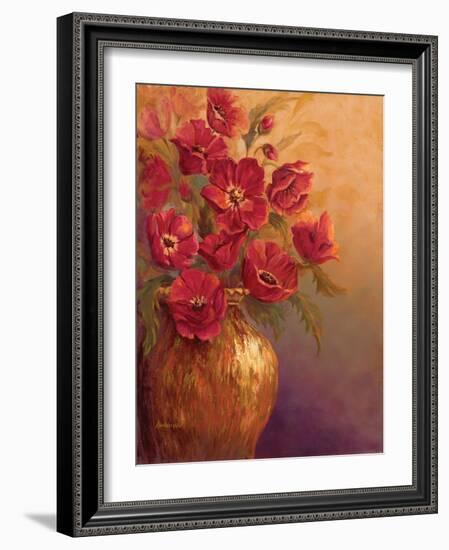 Crimson & Brass I-Linda Wacaster-Framed Art Print