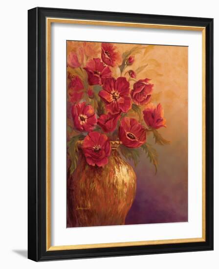 Crimson & Brass I-Linda Wacaster-Framed Art Print