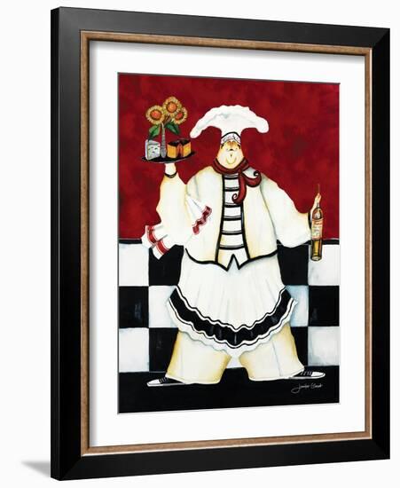 Crimson Chef I-Jennifer Garant-Framed Giclee Print