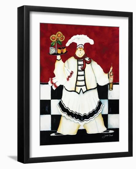 Crimson Chef I-Jennifer Garant-Framed Giclee Print