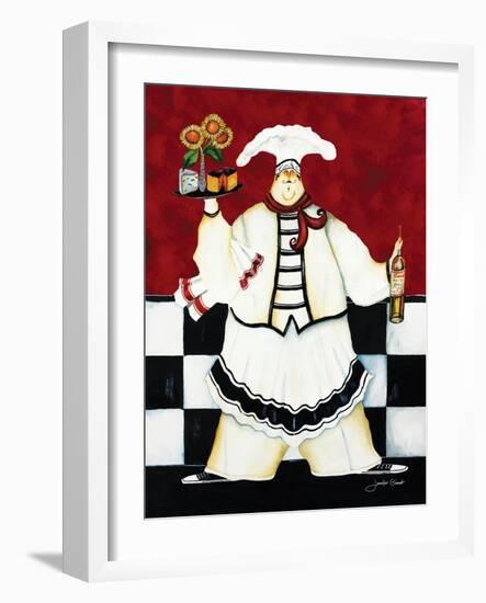 Crimson Chef I-Jennifer Garant-Framed Giclee Print