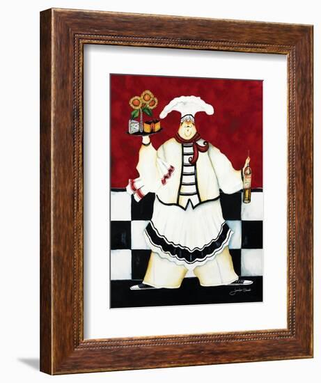 Crimson Chef I-Jennifer Garant-Framed Giclee Print