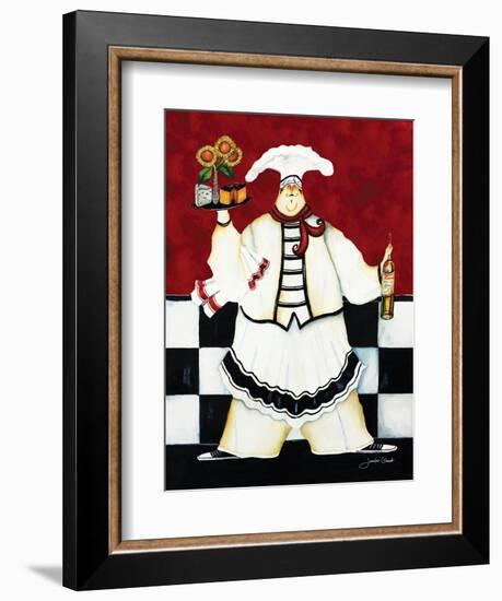 Crimson Chef I-Jennifer Garant-Framed Giclee Print