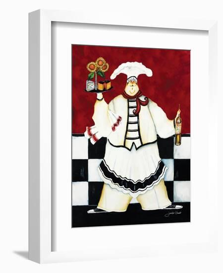 Crimson Chef I-Jennifer Garant-Framed Giclee Print