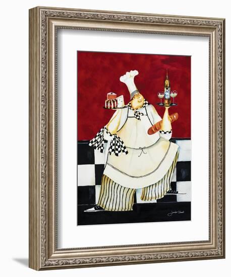 Crimson Chef II-Jennifer Garant-Framed Giclee Print