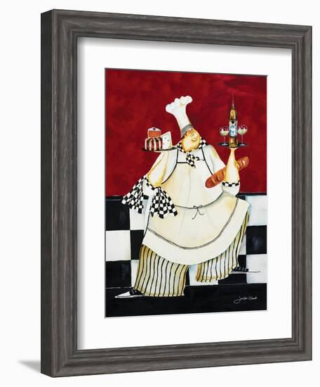 Crimson Chef II-Jennifer Garant-Framed Giclee Print