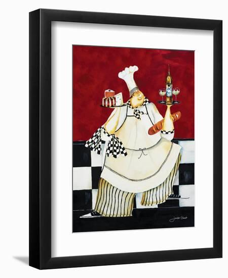 Crimson Chef II-Jennifer Garant-Framed Giclee Print