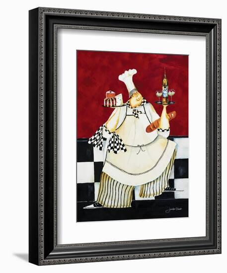 Crimson Chef II-Jennifer Garant-Framed Giclee Print