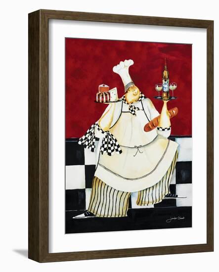 Crimson Chef II-Jennifer Garant-Framed Giclee Print