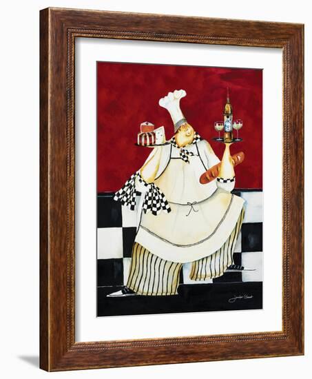 Crimson Chef II-Jennifer Garant-Framed Giclee Print