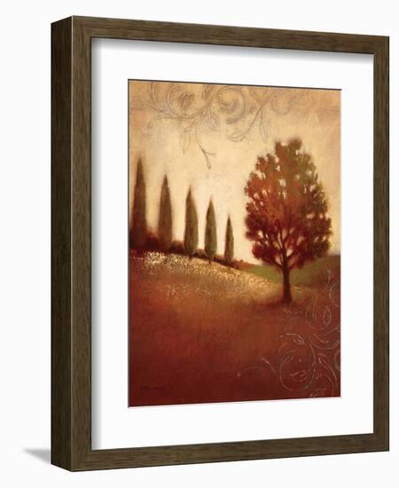 Crimson Dawn-Edward Raymes-Framed Art Print