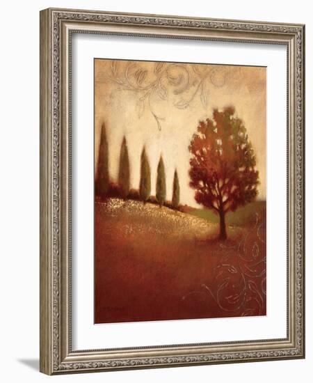 Crimson Dawn-Edward Raymes-Framed Art Print