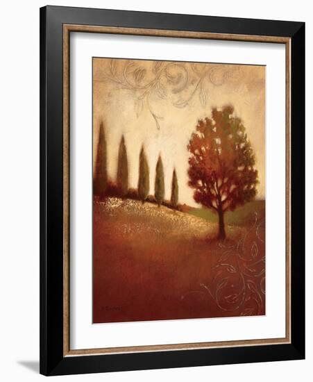 Crimson Dawn-Edward Raymes-Framed Art Print