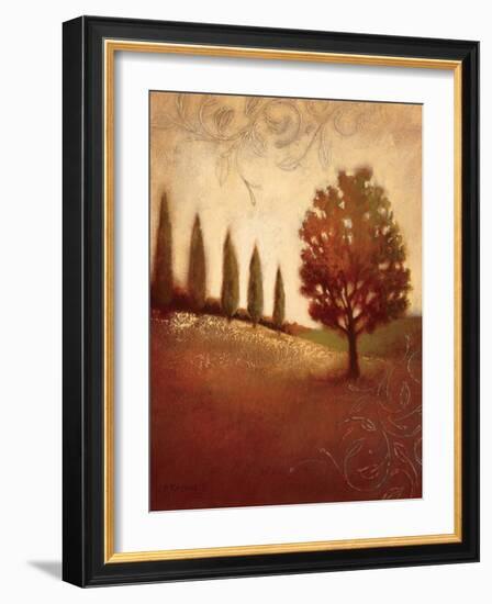 Crimson Dawn-Edward Raymes-Framed Art Print