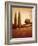 Crimson Dusk-Edward Raymes-Framed Art Print